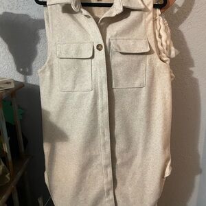 Love Tree Cream Vest